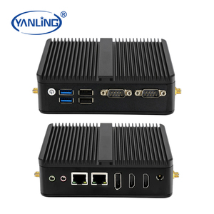 J6412 Mini <span class=keywords><strong>CPU</strong></span> Industrial PC Intel Celeron Quad Core Fanless Linux 4USB para 2HDMI DP Port Types AU US para Terminal de autoservicio - Product Image 4