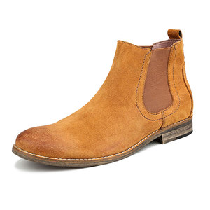 2019 nouveau designer italie hommes <span class=keywords><strong>noir</strong></span> décontracté bottes <span class=keywords><strong>chelsea</strong></span> en cuir fabricant de conception - Product Image 3