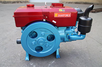 SHARPOWER monocylindre ZS1115 22HP 24HP moteur diesel minier refroidi à l'eau avec modèle de marque Kick Start