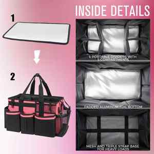 Bolsa de Limpieza Profesional para Proveedores de Servicios de Limpieza, Bolsa de Limpieza Portátil de 17 Pulgadas para Personal de Limpieza, Organizador de Limpieza, Bolsa de Detallado - Product Image 5