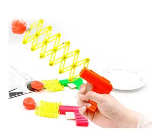 Retrátil Punho Shooter Truque Toy Gun Engraçado Criança Prank Brinquedos Kids Plastic Festival Presente para Diversão Clássico Elastic Telescopic Fist