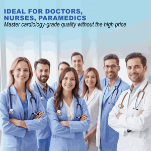 OTICA Double-Sided Cardiology <b>Stethoscope</b> | Class II CE Certified 5-Year Warranty Stainless Steel Rainbow Finish - Product Image 4