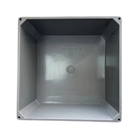 Boîte de jonction en PVC gris 8x8x4 homologuée ETL cETL, boîte électrique étanche carrée NEMA 4/4X/6P