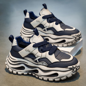 Nouvelle collection Printemps 2026 : Chaussures de sport tendance décontractées à semelle épaisse, style 'Old Daddy', basses, type 'Bread Shoes' et 'Forrest Gump' pour homme - Product Image 6