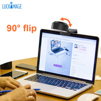 Cámara Web CMOS 2K Full HD con Enfoque Automático y Micrófono Integrado, Conexión USB para PC/Laptop, Ideal para Videoconferencias y Transmisiones en Vivo