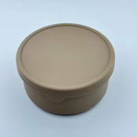 Boîte à lunch classique en silicone souple personnalisée, de qualité alimentaire, réutilisable et écologique, pour plats chauds – Vente en gros