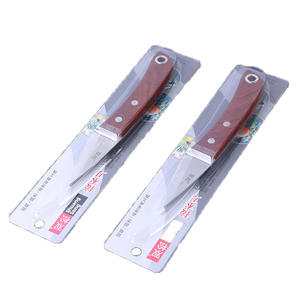 มีดต่อกิ่งไม้สนคู่ ขนาด 80 มม. ใบมีดสแตนเลสแบบตายตัว ด้ามจับสีน้ำตาล สำหรับการต่อกิ่งและตัดแต่งกิ่งไม้ - Product Image 4