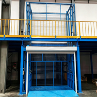 Elektrikli Kargo Asansörü Yük Asansörü Hidrolik Eşya Kaldırma Platformu Fabrika Deposu Kargo Kaldırma İçin