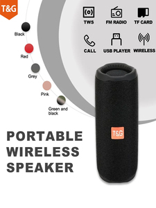 Enceintes portables TG365, mini enceintes USB, subwoofer extérieur, lecteur audio, 10W, puissant, étanche, son de haute puissance, enceinte musicale - Product Image 6