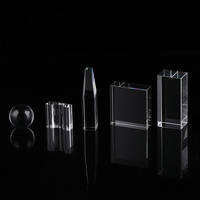 Bloc de Prisme en Verre Saphir Guide de Lumière Optique Octogonal pour Instruments de Topographie Certifié CE Qualité de Surface 60/40