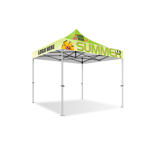 Auvent de marque personnalisée en polyester enduit imperméable de haute qualité Installation facile Foire commerciale Stable Tente à cadre en aluminium 40mm - Product Image 4