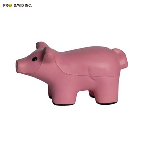 Eco-friendly PU Pig Shape Exercise Toy with Custom logo PU <b>Squeeze</b> Foam Toy Stress <b>Ball</b> - Product Image 3