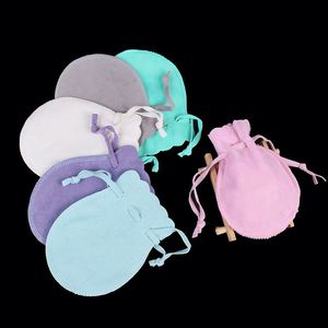 Bolsa de Regalo Personalizada de Terciopelo con Cordón, Bolsa de Joyería de Lujo Personalizada, Bolsa de Embalaje Grande para Collar, Anillo, Pendientes, Pulsera - Product Image 4