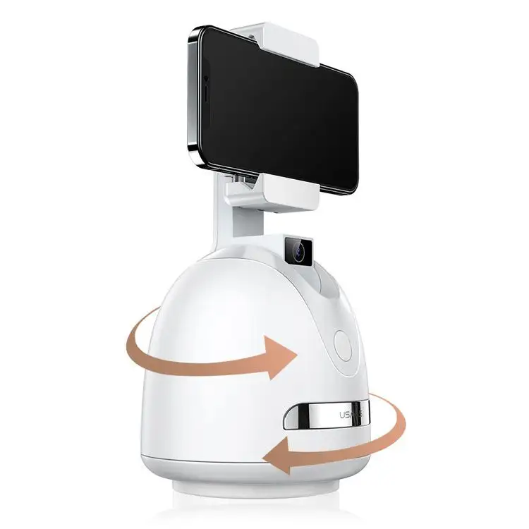 Hot New Portable 360 Degree Rotation Automatic Face Tracking Tripod Support Phone Holder With Face Tracking