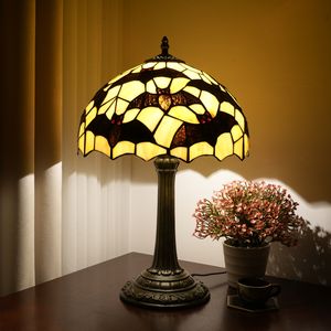 <span class=keywords><strong>Lampe</strong></span> de table en verre teinté <span class=keywords><strong>style</strong></span> chauve-souris noire, <span class=keywords><strong>lampe</strong></span> de chevet vintage pour chambre à coucher, bureau à domicile, décoration artistique Tiffany, <span class=keywords><strong>lampe</strong></span> de lecture - Product Image 3