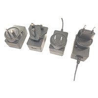 Adaptateur secteur universel 7,2 W DC avec prises interchangeables JP EU US UK AU, sortie 9V 0,8A, câble de 1,8 m, chargeur universel pour moniteur, humidificateur, caméra