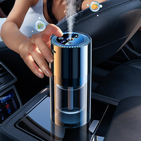 Diffuseur de voiture intelligent de luxe - Plastique, ultrasonique, marche/arrêt automatique, lumière d'ambiance, multi-modes, parfum longue durée, écologique