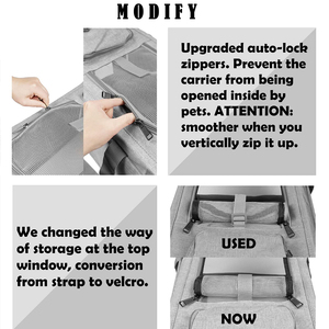 Breathable Foldable <b>Pet</b> <b>Carrier</b> - Portable Car-Friendly Shoulder Bag for Cats & Small Dogs - Product Image 4