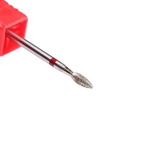 SUNNAIL — forets pour cuticules, mèches en diamant et à tige 3/32 pour <span class=keywords><strong>manucure</strong></span> <span class=keywords><strong>russe</strong></span>, cylindre, flamme, boule, aiguille, 4 pièces - Product Image 5