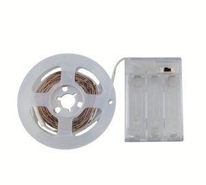 Bande lumineuse <span class=keywords><strong>LED</strong></span> flexible SMD 2835 IP20 alimentée par batterie 50cm 2M <span class=keywords><strong>Ruban</strong></span> lumineux intelligent <span class=keywords><strong>pour</strong></span> rétroéclairage de miroir de maquillage - Product Image 6