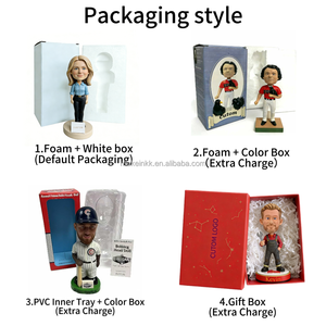 Figura Coleccionable Personalizada de Resina con Cabeza Oscilante, Estilo Veraniego, Vestido Tropical, Regalo Personalizado - Product Image 6