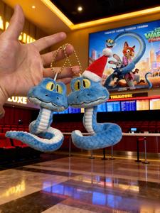 疯狂动物城2公仔 - 加里蛇毛绒钥匙扣电影周边玩具 - Product Image 3