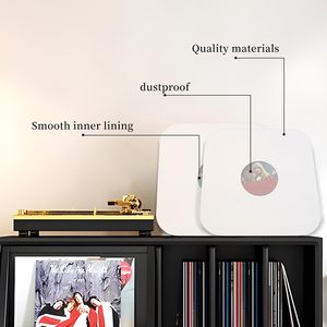 Pochettes intérieures pour disques vinyles en plastique blanc de 12 pouces, 33 tours, avec coins, imperméables, écologiques, transparentes, non toxiques, recyclables - Product Image 4