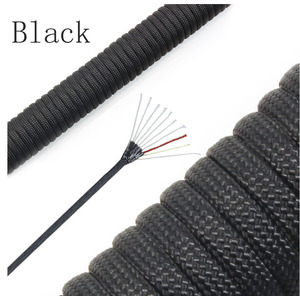 4mm pour Paracord Parachute Fire Cord Rouge pour Camping Extérieur Randonnée Bushcraft <span class=keywords><strong>Escalade</strong></span> Activités Casual Durable Tinder Coton - Product Image 6