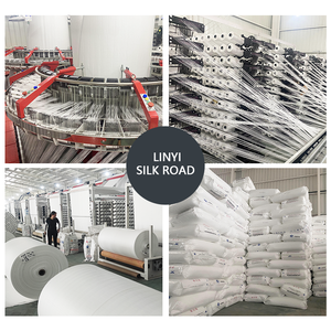 Bán buôn 25kg 50kg bao tải Polypropylene rỗng than Túi tùy chỉnh <span class=keywords><strong>PP</strong></span> dệt đống đổ nát Túi với dây rút - Product Image 6