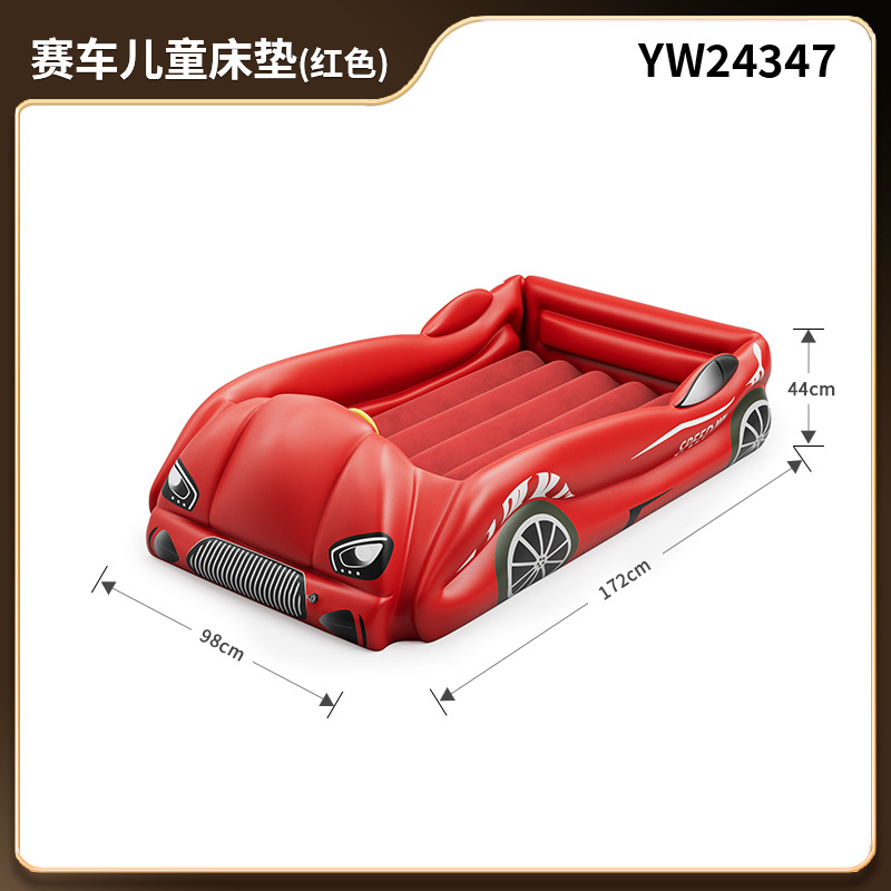 Colchón infantil coche de carreras (rojo) YW24347