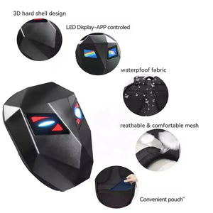 Sac à dos de moto personnalisé avec publicité, motocycliste à pied, casque de motocycliste, yeux dynamiques, lumière LED, diode, sac à dos de moto - Product Image 3