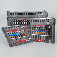 Console de mixage audio USB professionnelle 16 canaux avec alimentation fantôme 48V, construction métal-plastique, processeur de signal numérique