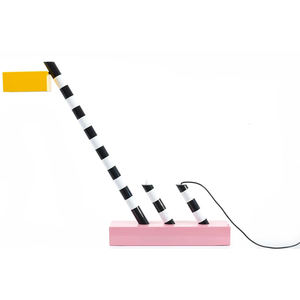 मेम्फिस ज़ेबरा पैटर्न क्रिएटिव टेबल लैंप लिविंग रूम रेस्तरां बच्चों का कमरा मॉडल रूम अनुकूलित टेबल लैंप - Product Image 1