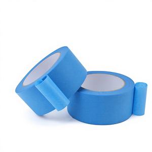 Cinta de Papel de Enmascarar Azul Transfronteriza, Resistente a los Rayos UV, para Pintura en Aerosol, Arte DIY, Decodificación de Color, Papel Crepé Personalizable, Goma - Product Image 2