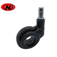 Accessoires de quincaillerie pour meubles Roue pivotante creuse Hubless avec anneau de préhension roulettes de chaise de bureau