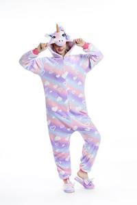 Animal Onesie Flanell Fleece Pyjamas Homes uit Schöne Kapuzen pyjamas Frauen 100% Polyester Erwachsene Winter Jumps uits Gestrickt 500 PCS - Product Image 2