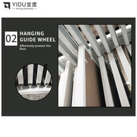Roche de présentation de carreaux de céramique à sublimation de qualité supérieure avec mécanisme de dalle orbitale coulissante et plinthes de salon commercial