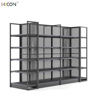 Étagère à fils métalliques fonctionnelle et robuste, personnalisable, gondole à 6 niveaux, capacité personnalisée à vendre près de chez moi
