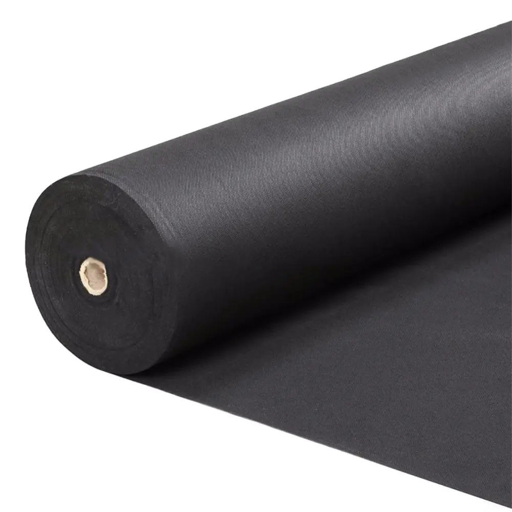 Tapis de contrôle des mauvaises herbes en tissu non tissé PP noir pla pp non tissé