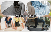 Sacs de rangement robustes en plastique pour tapis, 4 pièces, 9x12 et 6x9 pieds, avec fermeture à nouer, 4,7 mil, étiquettes vierges pour déménagement et expédition