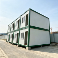 La maison mobile la plus populaire : appartement conteneur personnalisé, maison préfabriquée portable avec toilettes