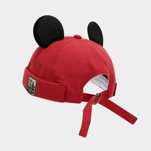 Casquettes sans visière personnalisées avec logo pour femmes, chapeaux à oreilles de chat, casquettes Docker mignonnes, bonnets rétro à revers, casquettes de marin, casquettes de propriétaire de maison pour le quotidien - Product Image 5