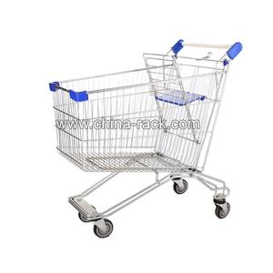 Carrito plegable de metal para supermercado, carrito de compras con asiento para ancianos, carrito de compras, carrito de compras plegable - Product Image 1