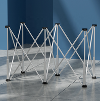 Table en acier inoxydable en alliage d'aluminium opération multifonctionnelle Table de travail du bois pliable Spider Leg Workbench