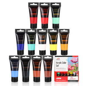 Bomeijia ชุดสีอะคริลิค24สี35มล. แบบมืออาชีพปลอดสารพิษ - Product Image 6