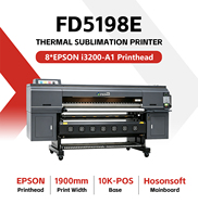 Imprimante à sublimation par transfert thermique Fedar FD5198 8 têtes I3200-A1 1900 mm haute vitesse pour vêtements de sport et textiles de maison