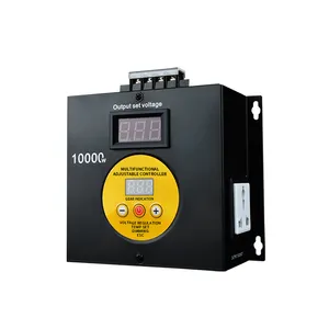 10000w AC 220V moteur électronique SCR régulateur de tension régulateur de vitesse gradation gradateur Thermostat interrupteur avec boîtier de sécurité