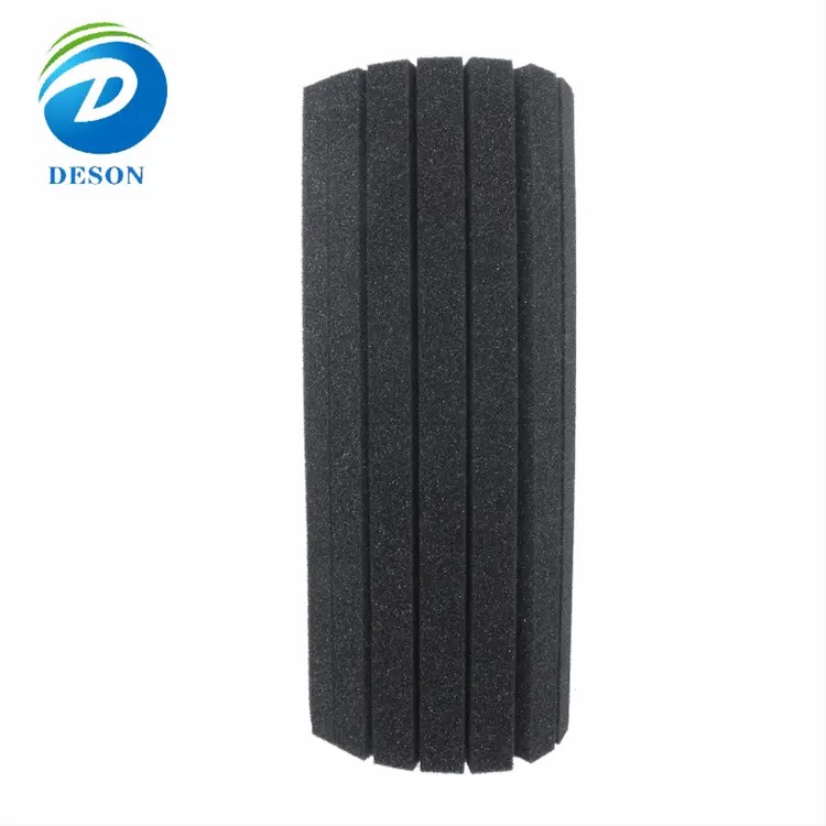 Deson 0.5mm 1mm 2.5mm 3mm 5mm 6mm 8mm Thick EVA Rubber Self Adhesive Black Acoust Insulation Foam Tape