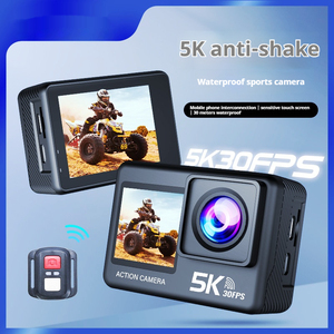 Chống rung 5k30fps 4K60fps đi Pro Mũ bảo hiểm máy ảnh gắn kết cơ thể không thấm nước ngoài trời video hành động phụ kiện máy ảnh thể thao - Product Image 4