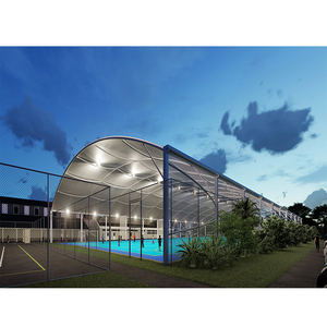 Structure de toit multi-usages pour terrain de badminton, auvent en membrane tendue PVDF PTFE ETFE pour terrain de basketball, football, handball - Product Image 4